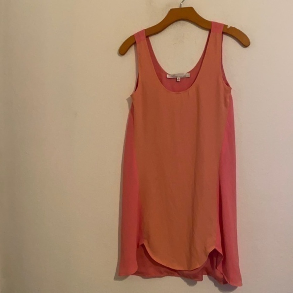 LOVERS + FRIENDS PINK & ORANGE DRESS SIZE XS